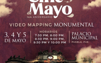 Gobierno de Pepe Chedraui anuncia videomapping conmemorativo por el 5 de Mayo en Puebla